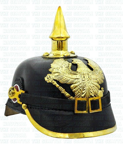 Elmetto prussiano pelle - elmetto,