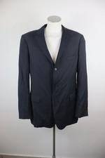 HUGO BOSS GIACCA BLAZER LANA UOMO TG 44 MAN JACKET CASUAL VINTAGE LANA BLU
