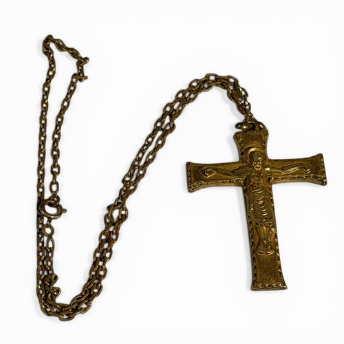 Croix pectorale bronze - croix, sa
