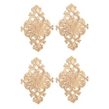 21X15cm Decorazioni per la Casa di Mobili in Applique Non Verniciate Intagl8901
