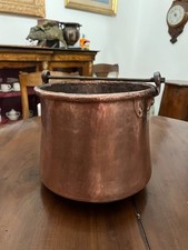 Grande caldaia/pentolone in rame d’epoca – rustico/arredo vintage