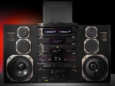 TECHNICS Hi-Fi TOWER 🌈RaRe🌈 Sistema di componenti stereo vintage premium