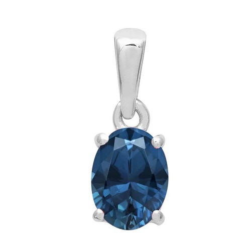 Pendente topazio blu - in,