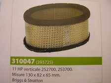 FILTRO ARIA MOTORE BRIGGS &