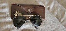 Occhiali Da Sole Ray Ban Aviator In Pelle Vintage