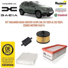 KIT TAGLIANDO 4 FILTRI DACIA