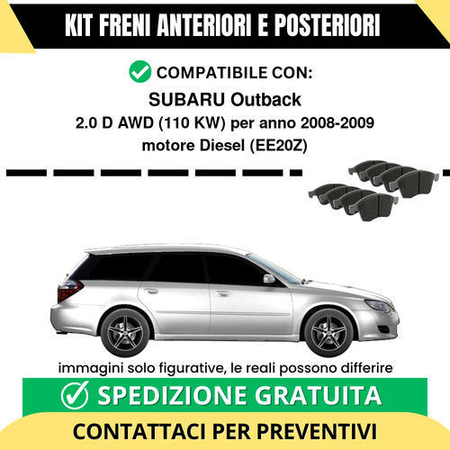 Pastiglie freno ant post - pastiglie,
