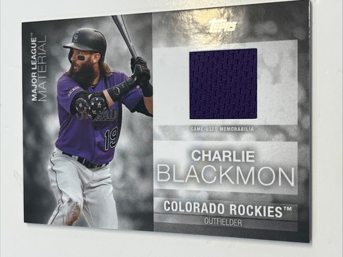 Patch maglia charlie blackmon - maglia,