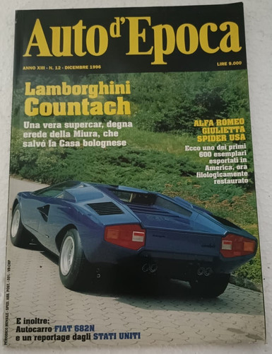 Auto epoca 1996 - d'epoca,