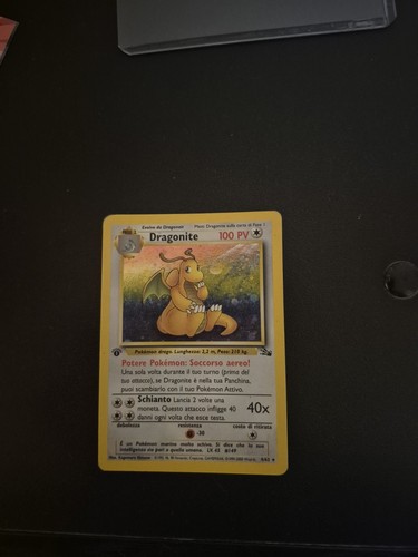 Carta pokémon dragonite 62 - pokémon,