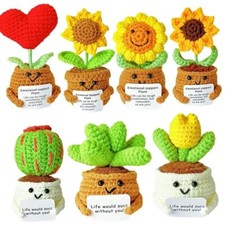 Piantina ad uncinetto con