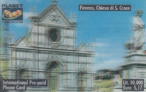 Phonecard planet firenze - @,