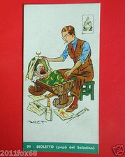 figurine i 4 moschettieri 2 anni dopo 99 bioletto papà del saladino perugina1938