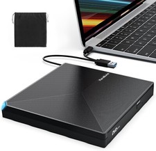 Lettore CD DVD Esterno USB 3.0 Masterizzatore R/RW R DL Rom Per PC Windows Mac