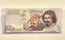 100000 LIRE CARAVAGGIO (come da foto) Banconota