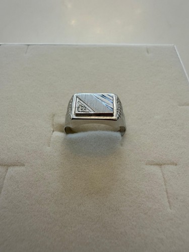 Anello uomo oro bianco - uomo,