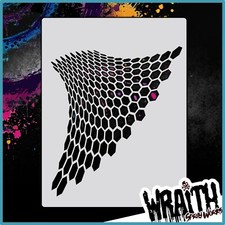 Bee Curve - Modello di stencil