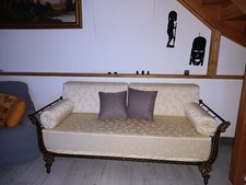 Divano in ferro battuto dell'800