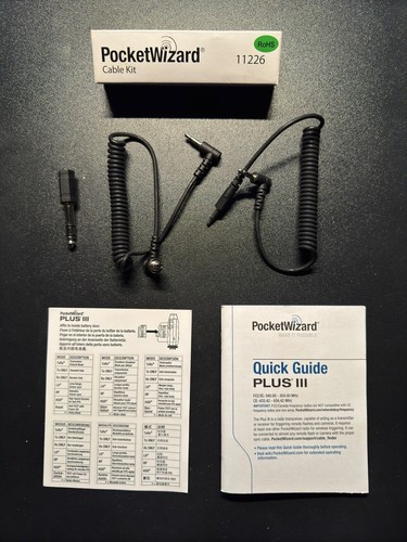 New pocket wizard cable kit - pocket,