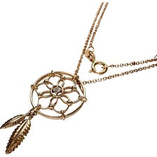 Collana con diamanti motivo