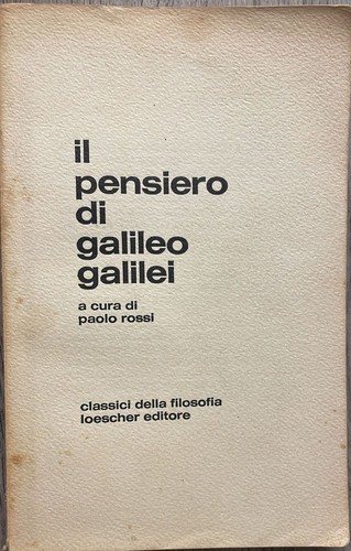 Pensiero galileo galilei - pensiero, di