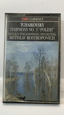 EMI Eminence Tchaikovsky Symphony No.3 Polish Rostropovich Cassette 1977