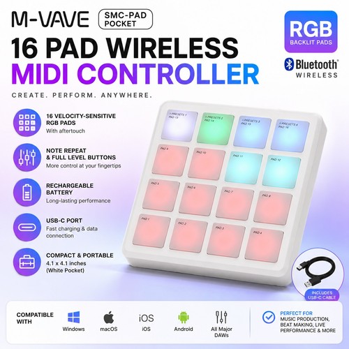 Controller midi wireless - midi,