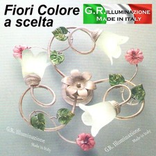 Plafoniera ferro battuto - in,