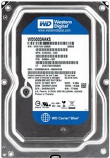 DISCO RIGIDO WESTERN DIGITAL BLUE 500GB 7200U/min 16MB SATA II WD5000AAKS 3.5" 