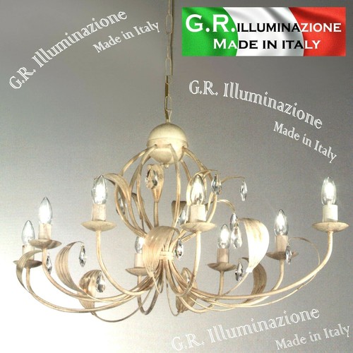 Lampadario ferro battuto - in, 8