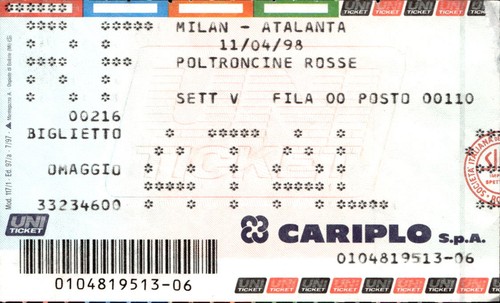Biglietto stadio milan - stadio,