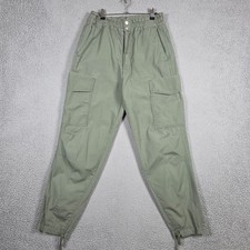 Carhartt Cargo Pantaloni Donna Medium WIP Denver Relaxed Militare Jogger Alzata
