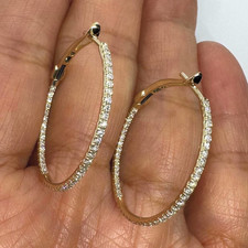 Orecchini grandi 0,75 ct