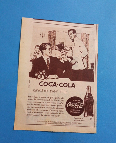 Pubblicita 1954 coca cola - pubblicita',