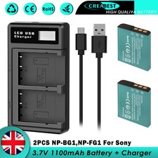 2x NP-BG1 NP-FG1 batteria e