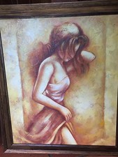 NUDO Modella olio su