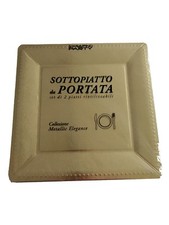 2 VASSOI SOTTOPIATTI QUADRATI