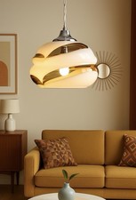 Lampadario in vetro soffiato