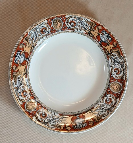 Antico piatto cerchio 1862 - antico, 9"