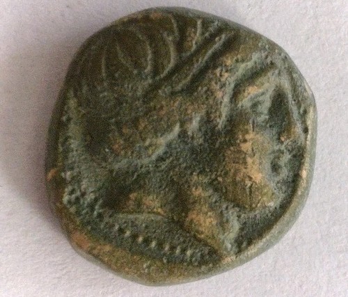 Antica moneta greca bronzo - moneta,