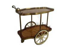 Italian Bar Cocktail Tea Cart
