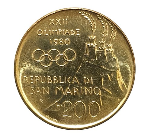 1980 san marino moneta - marino,