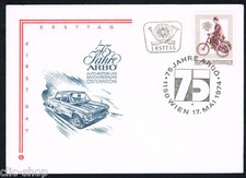 AUSTRIA 1 BUSTA PRIMO GIORNO FDC ARBO AUTO AMATORI ÖSTERREICH 1974