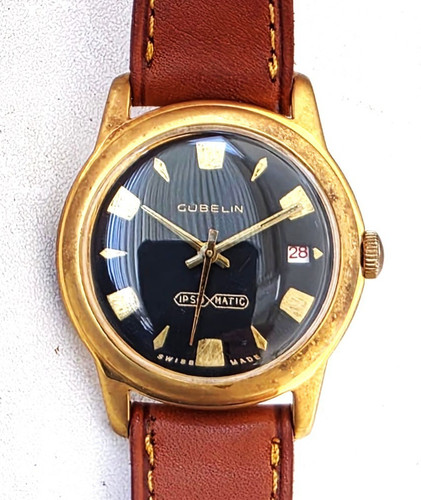Gubelin ipsomatic black - gubelin, dial