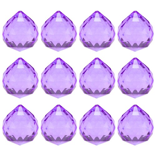Palline cristallo 12pz - ,, prismi