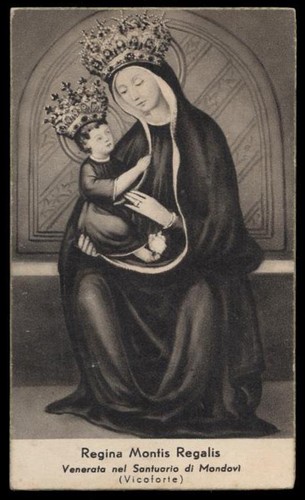Santino holy card madonna - santino-holy,