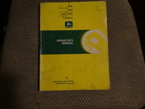 Manuale operatore trattore