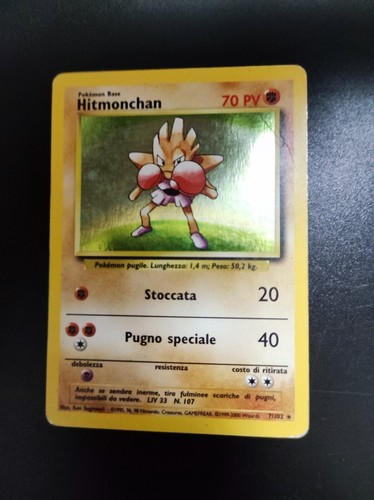 Pokemon hitmonchan 102 set - hitmonchan, 7/102