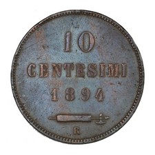 SAN MARINO 10 Centesimi 1894 R