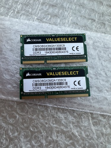 Corsair 8gb ddr3 1333 laptop - corsair,